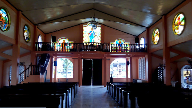 preist's view and choir loft of St. Isidore the Worker Church at Saint Bernard Southern Leyte