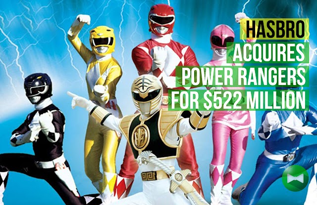 Hasbro reportedly acquires Power Rangers franchise in a staggering $522 Million deal