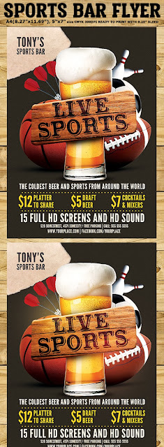  Sports Bar Flyer Template