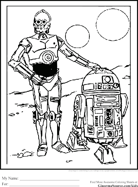 Star Wars Coloring Pages Rd
