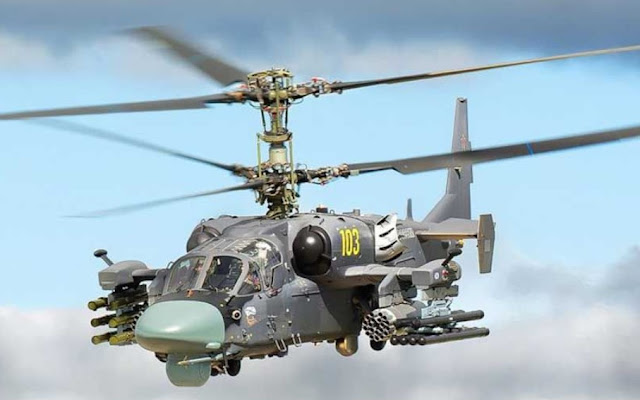 Russia Praises The Prowess Of The Ka-52 Attack Helicopter That Destroyed 21 Ukrainian Tanks