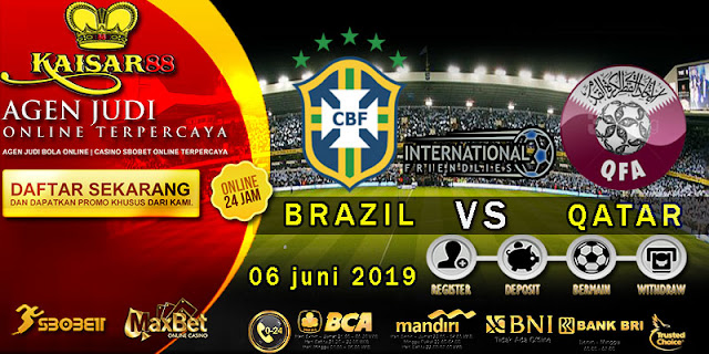 Prediksi Bola Terpercaya Liga Friendly Brazil vs Qatar 6 Juni 2019