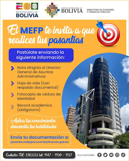 Pasantias en el Ministerio de Economia y Finanzas Publicas