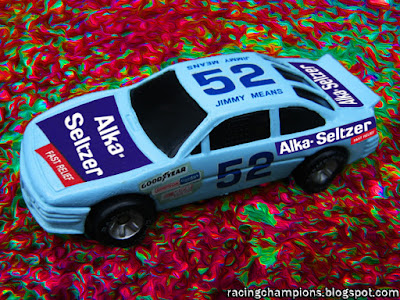 Jimmy Smut Means #52 Alka Seltzer Racing Champions 1/64 NASCAR diecast blog custom age