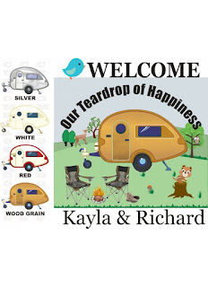 personalized teardrop camper garden flag