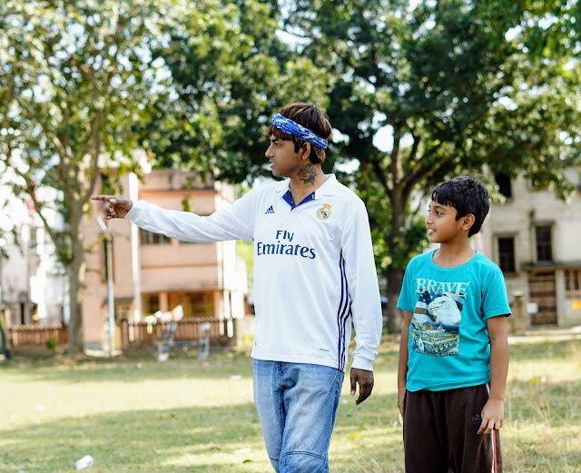 Sourajit Saha and Rick Playing Football 5