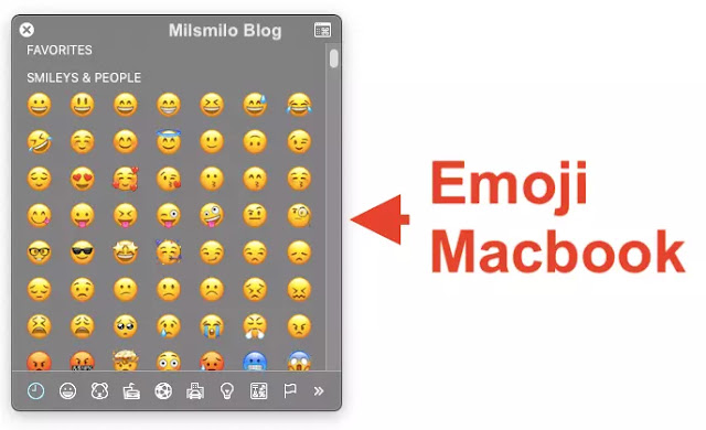 Cara memunculkan simbol dan memunculkan emoji di macbook, membuat simbol dan emoji di macbook