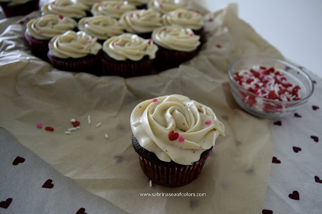 Cupcakes red velvet sin colorantes