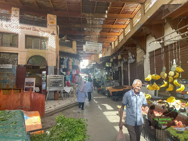 Bazaar of Fez el-Bali at Bab Boujeloud Gate