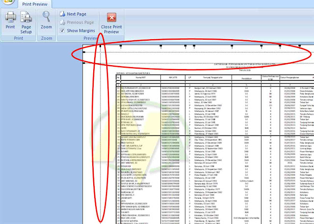 Begini Cara Print Di Ms. Excel agar Tidak Terpotong Rapi Dan Full Kertas.