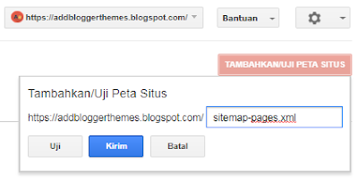 Cara Submit Sitemap Halaman Statis Blogger di Google Console
