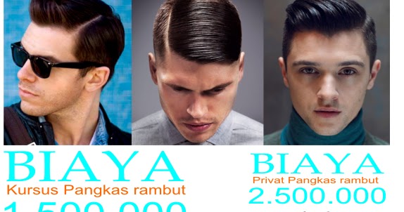  KURSUS  POTONG  RAMBUT  PRIA MURAH  