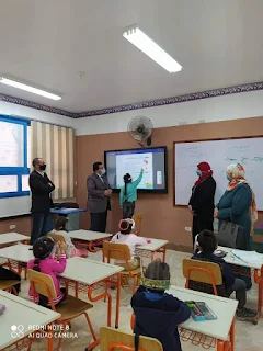 " عقل " يتفقد العملية التعليمية بالمدرسة المصرية اليابانية بشرم الشيخ "