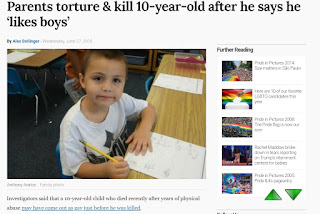 Anthony Avalos, 10 and gay, tortured, forced to eat garbage, murdered by his dad and mom