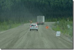 07 gravel road entering Canada, 50 km