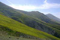 un versante dei Monti Sibillini