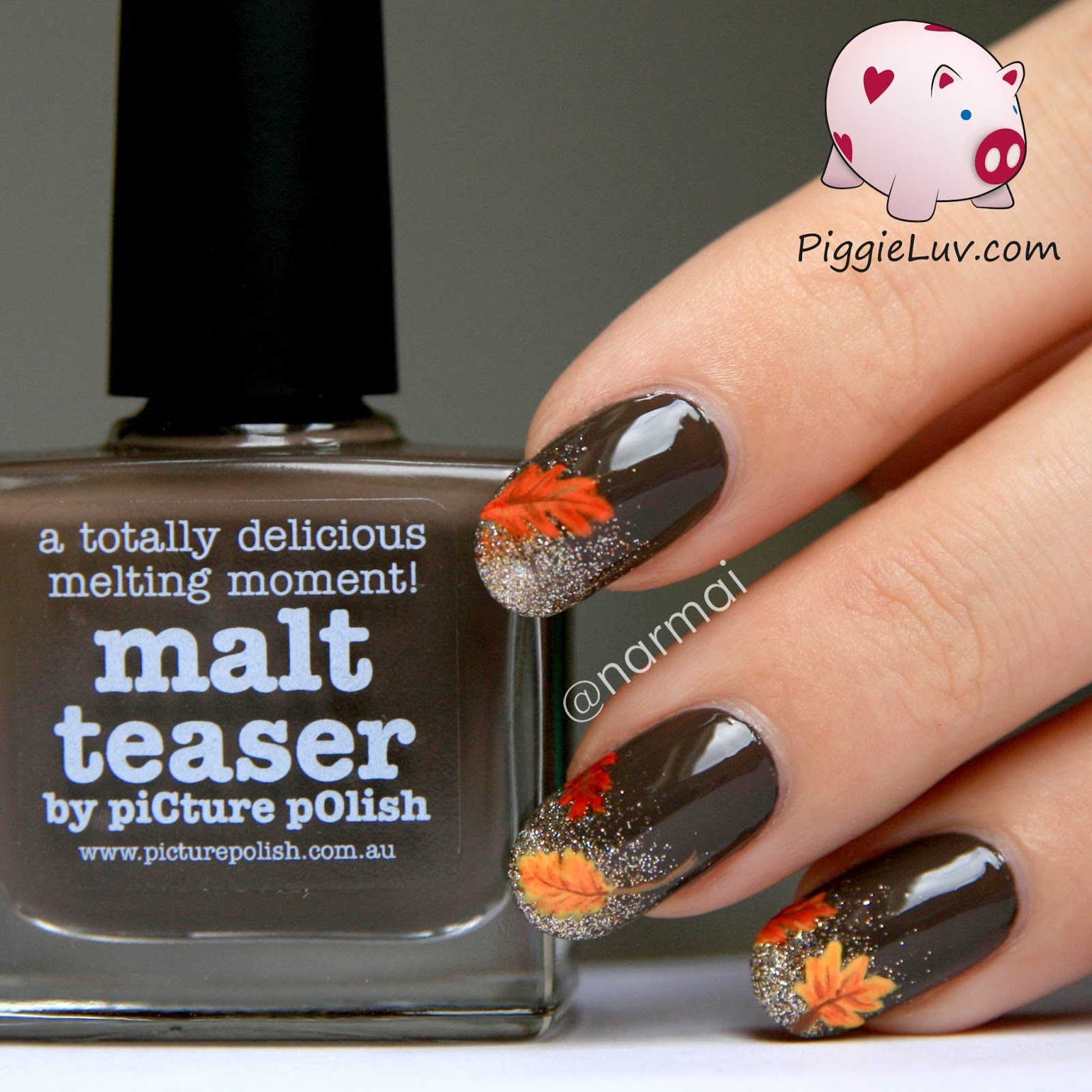 Ohora] Gel Nail Pedicure Sticker art patch 32pcs P Maple UV Nail Autumn |  eBay