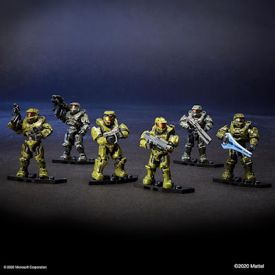 San Diego Comic-Con 2020 Exclusive Halo Mega Construx Master Chief Micro Action Figure Set by Mattel