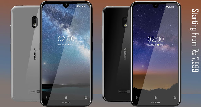 Features of Nokia 2.2: ✔️5.7-Inch display with 720 By 1520 Resolution, ✔️MediaTek Helio A22 Processor, ✔️3000 mAh battery, ✔️Android Pie OS ✔️Weight 153 grams, 13MP & 5MP Camera and more....