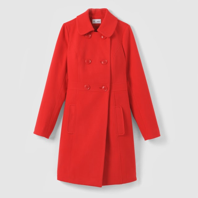 cappotto rosso in saldo