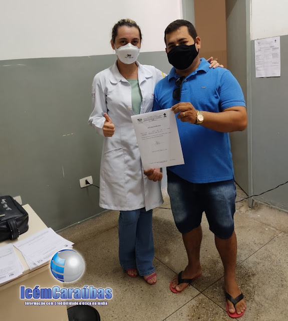 Blogueiro Edivaldo Barboza vence a Covid-19 e recebe alta médica em Felipe Guerra