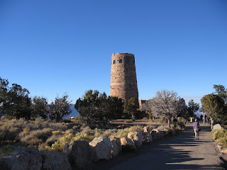 Indian watch tower in Grand Canyon