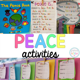 Peace activities and free peace is writing templates by Proud to be Primary