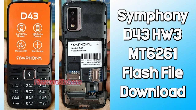 Symphony D43 HW3 Flash File MT6261