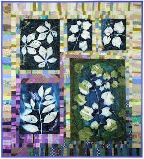 On the Verge, art quilt by Sue Reno