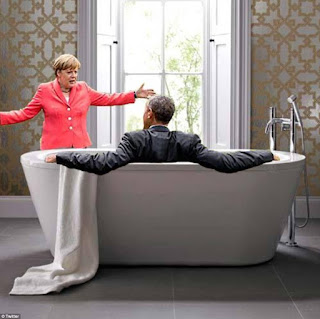 Barack Obama et Angela Merkel in G7