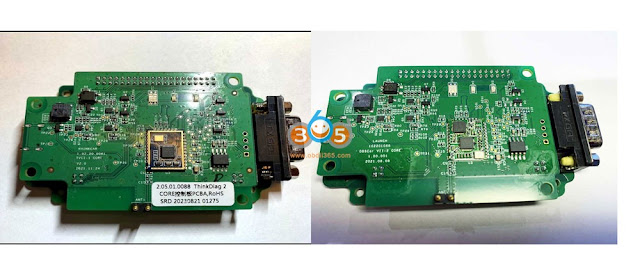 dbscar vii در مقابل thinkdiag2 pcb 1