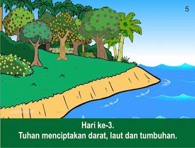 Komik Alkitab Anak: Allah Menciptakan Langit dan Bumi