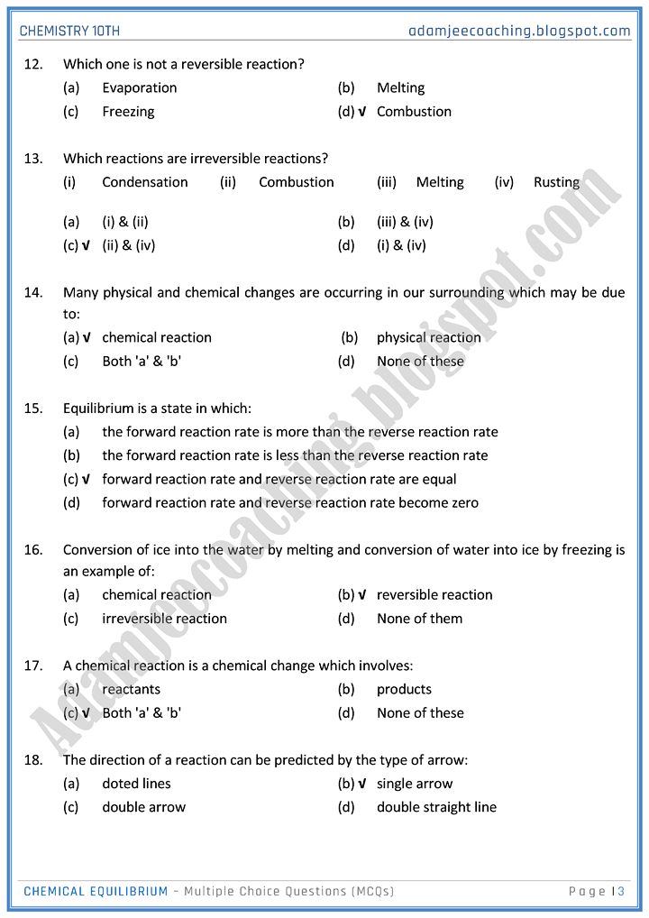 chemical-equilibrium-mcqs-chemistry-10th