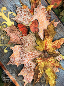 Sara Emily Barker https://frillyandfunkie.blogspot.com/2019/10/saturday-showcase-stampers-anonymous.html Fall Card Saturday Showcase Pressed Foliage 2