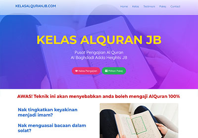 blogspot landing page