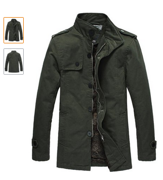 Men's Fashion Cotton Jacket Coat
