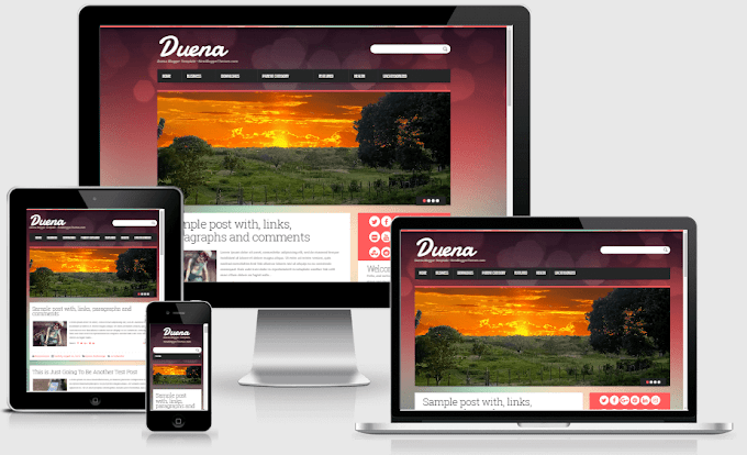 Download Duena Responsive Elegant Blogger Template