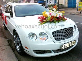 Cho thuê xe hoa cao cấp Bentley