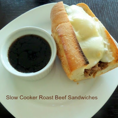 Slow cooker roast beef sandwiches