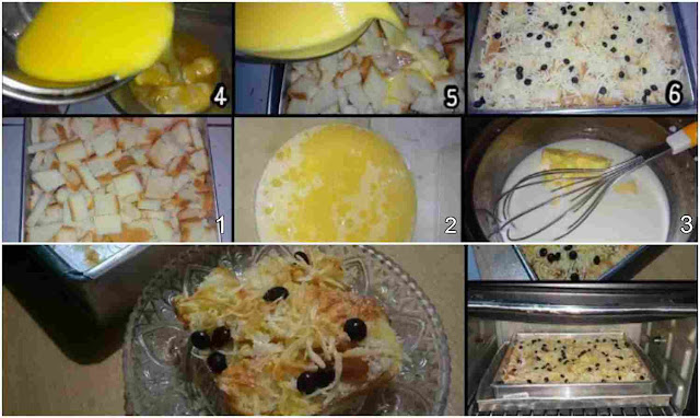 Resep Membuat Puding Roti / Bread Puding Super Lezat Anti Gagal