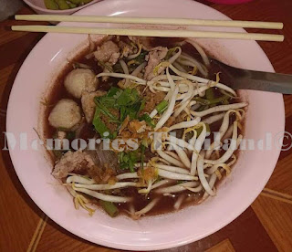 Many different kinds of noodle soups in Thailand