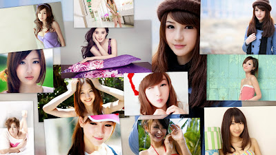 Cute Asian Girl Theme For Windows 8