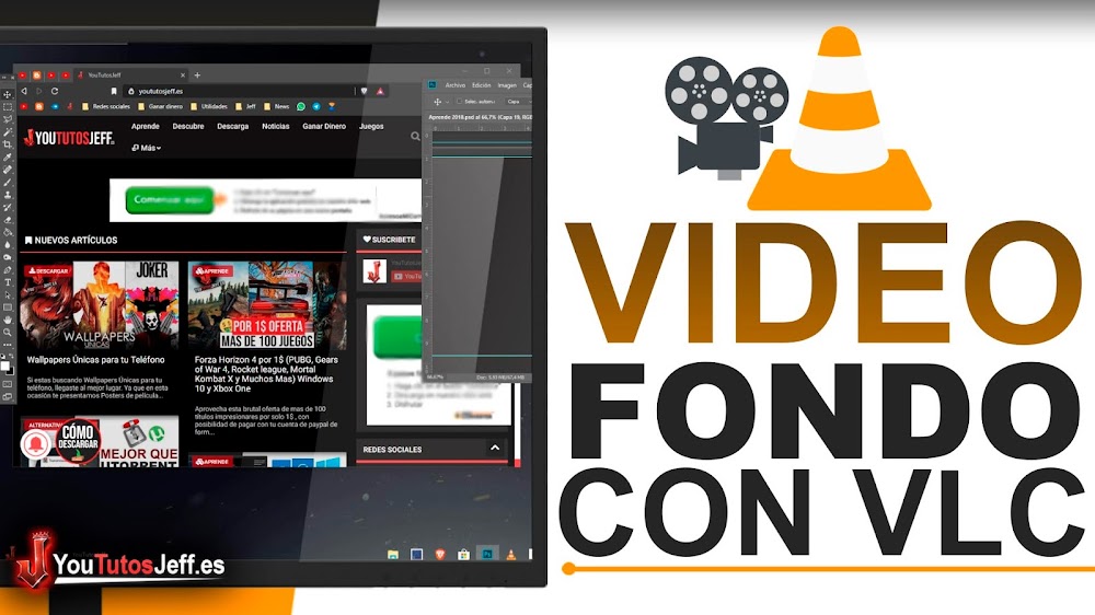 Como Poner VIDEO de FONDO de Pantalla con VLC ✅