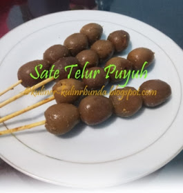 resep sate telur puyuh, cara membuat sate telur puyuh