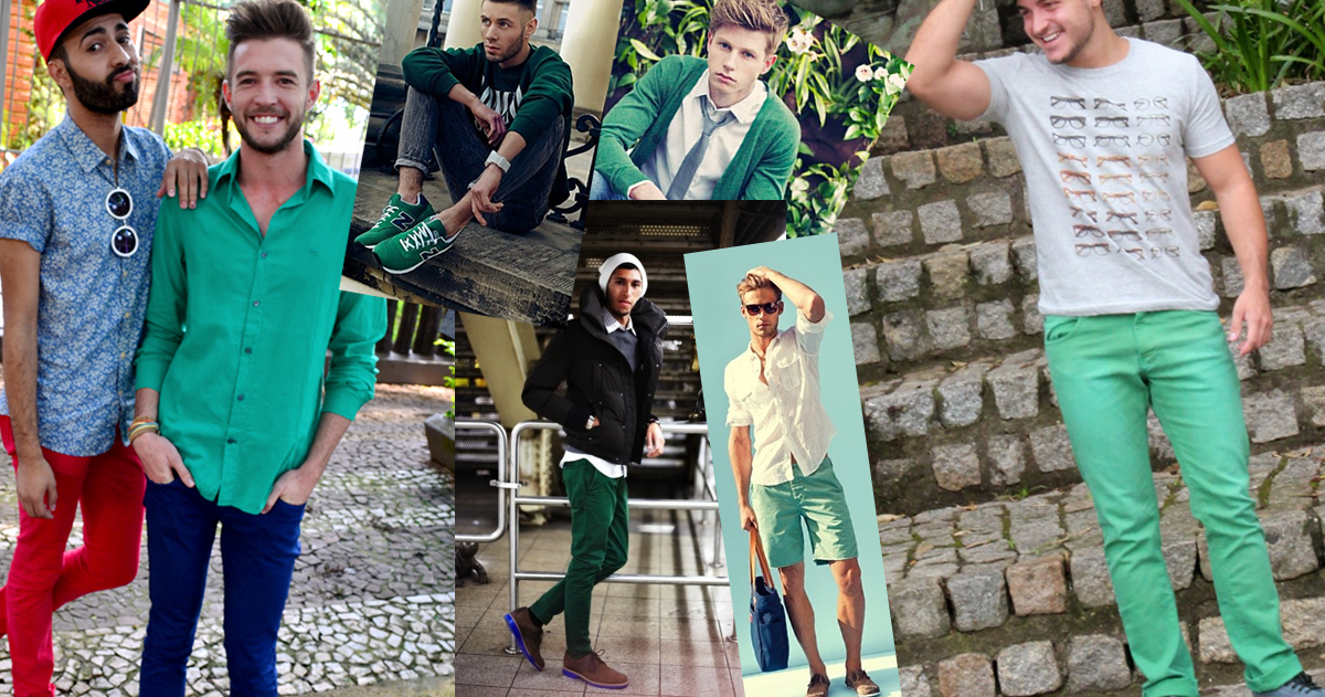 Looks Masculinos Verdes Greenery (1)