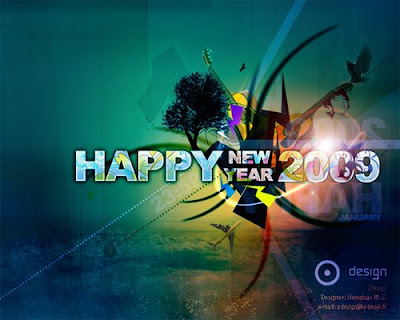 2009 New Year Wallpaper