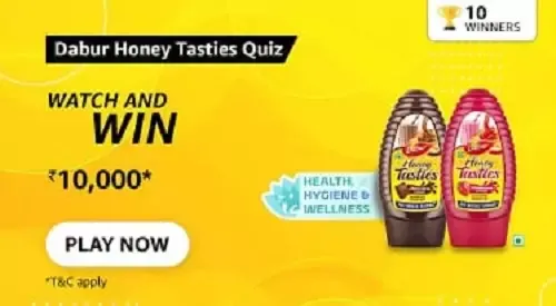 What flavours is Dabur Honey Tasties available in ?