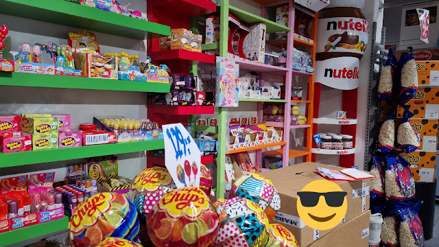A huge candy selection at Sega Gubben