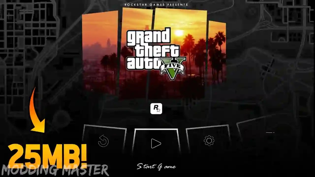 25mb Gta V Hd Menu Loading Screen Mod For Gta San Andreas Android