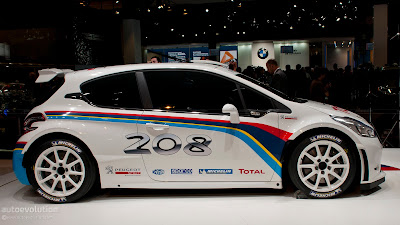 2013 Peugeot 208 R5 Rally car